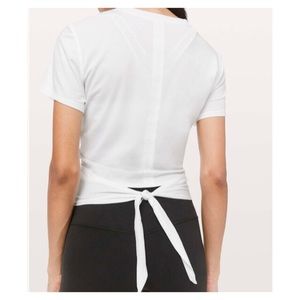 Lululemon Time To Restore Short Sleeve in White 4